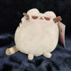 Gund Pusheen The Cat Cute Gray Kitty With Pink Sunglasses Plush 2020